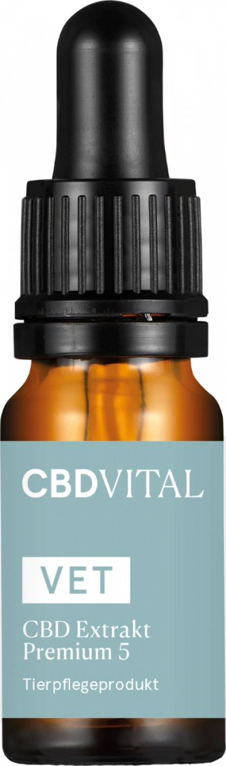 CBD Vital VET CBD 5 Extract Premium voor huisdieren, 5%, 500 mg, 10 ml