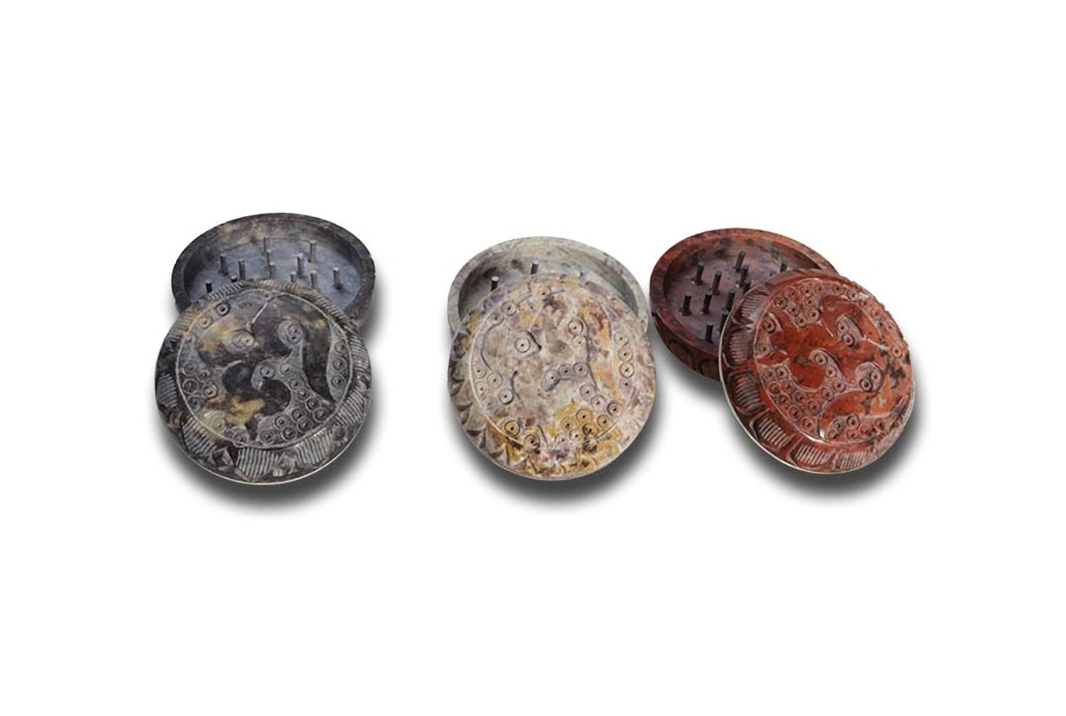 Zeepsteenslijper 'OHM', 45x25 mm