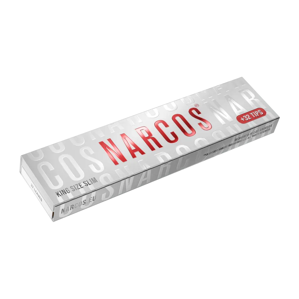Narcos White Edition King Size Slim papiere na rolovanie + filtre