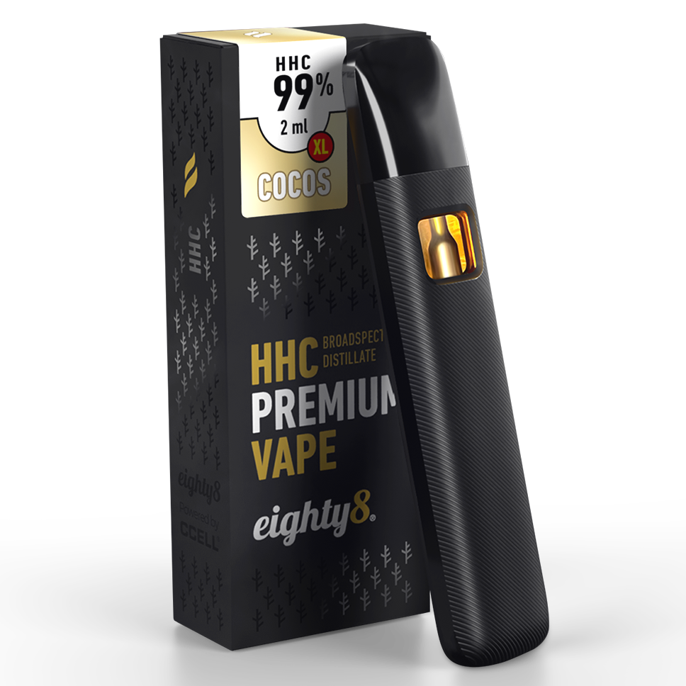 Eighty8 HHC damp Cocos, 99 % HHC, 2 ml
