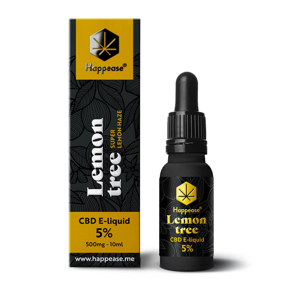 Happease CBD Vloeistof Citroenboom, 5% CBD, 500 mg, 10 ml