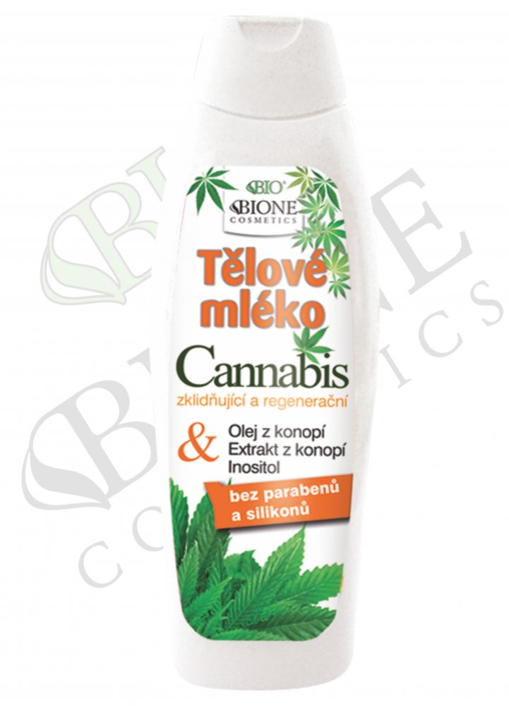 Bione CANNABIS telové mlieko s inozitolom, 500 ml