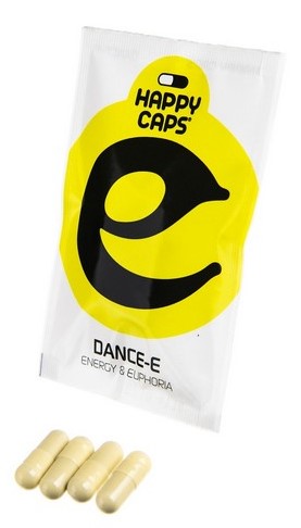 Happy Caps Dance E - energetické a euforické kapsuly, (doplnok stravy), 4 g