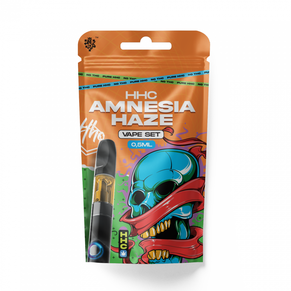 Czech CBD HHC Set Batterij + Patroon Amnesia Haze, 94 %, 0,5 ml