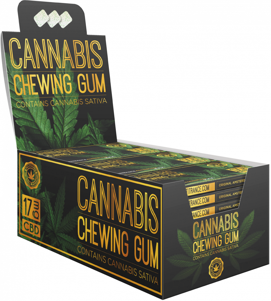 Cannabis Konopné žvýkačky ( 17 mg CBD ), 17 g