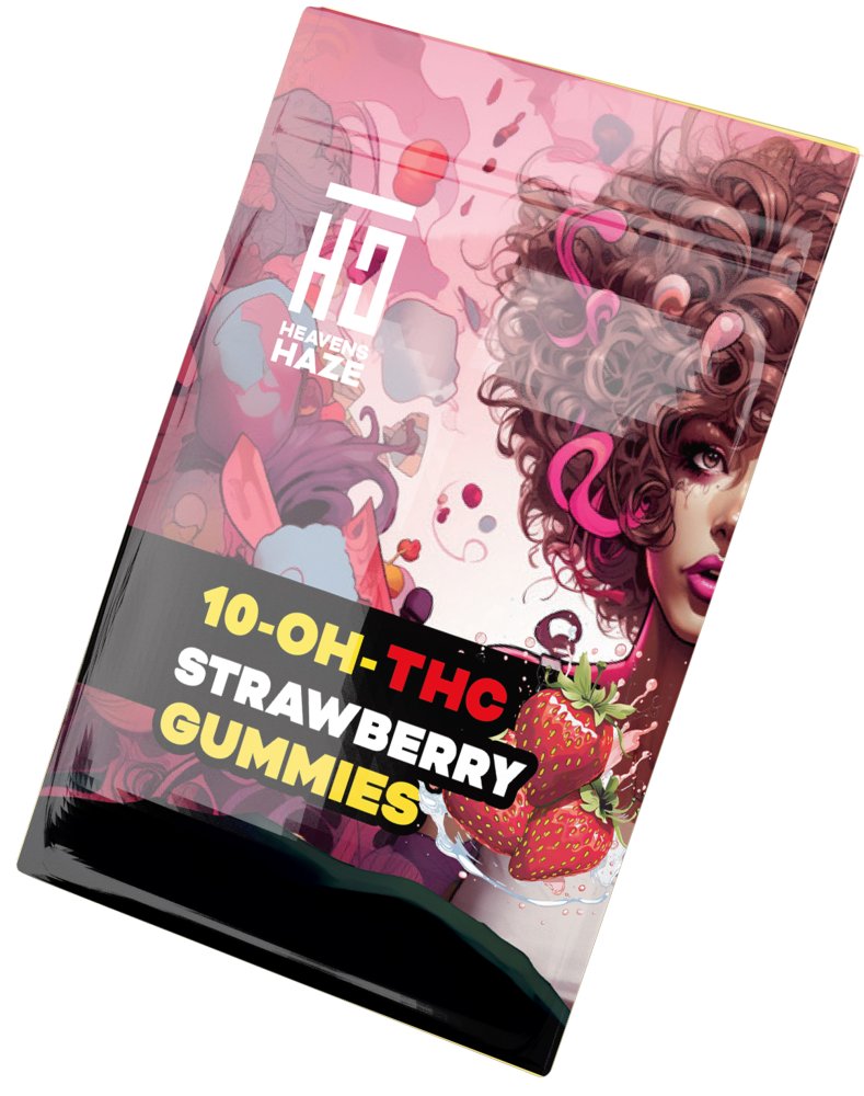 Heavens Haze 10-OH-THC Gummies Aardbei, 3 stuks x 40 mg, 120 mg 10-OH-THC