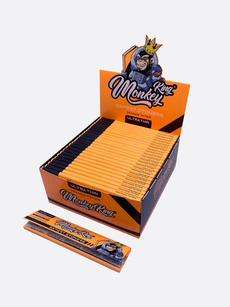 Monkey King Ultra tenké papieriky na rolovanie oranžové