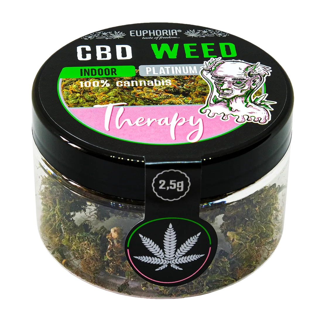 Euphoria CBD Weed Platinum Therapy, 2,5 g