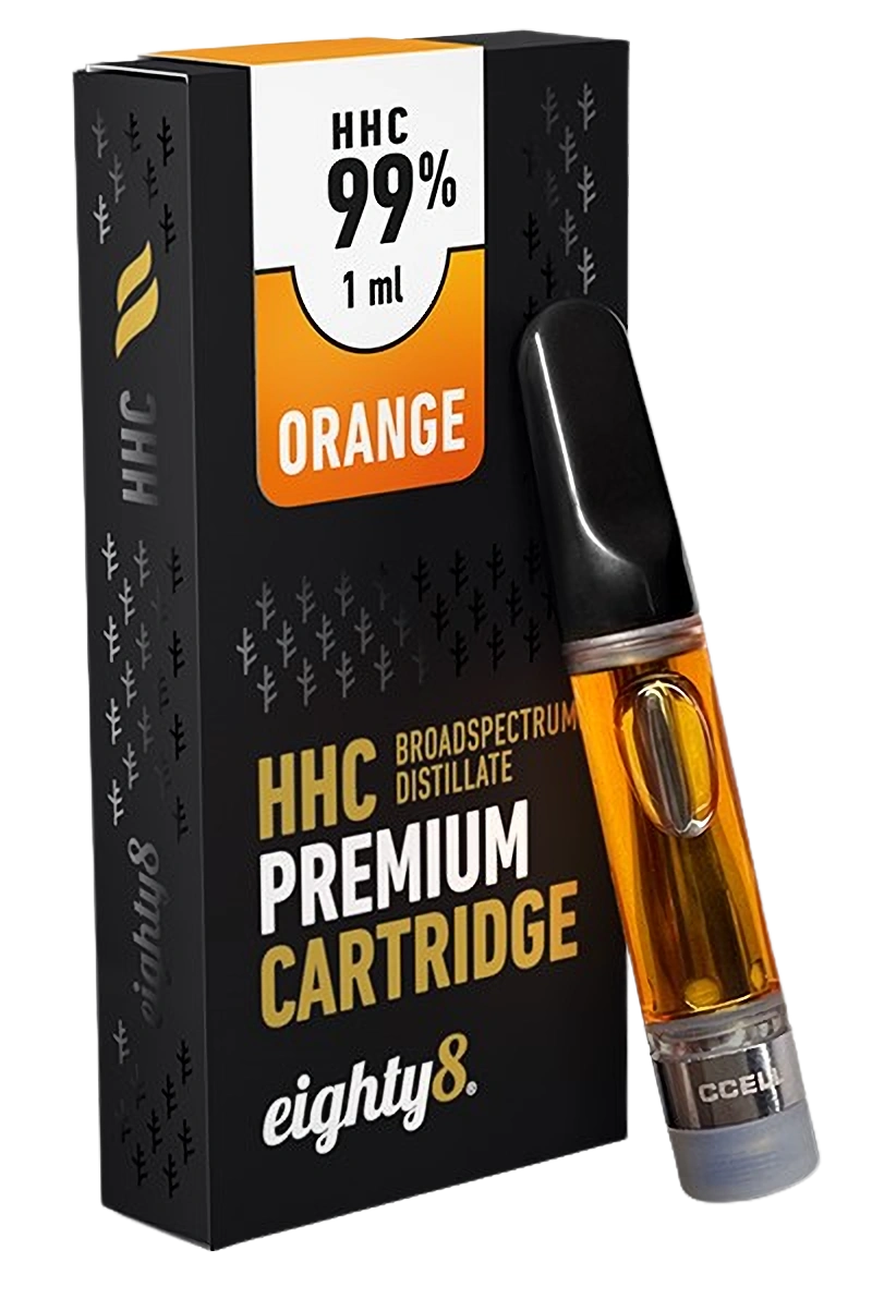 Eighty8 HHC-patroon oranje - 99 % HHC, 1 ml