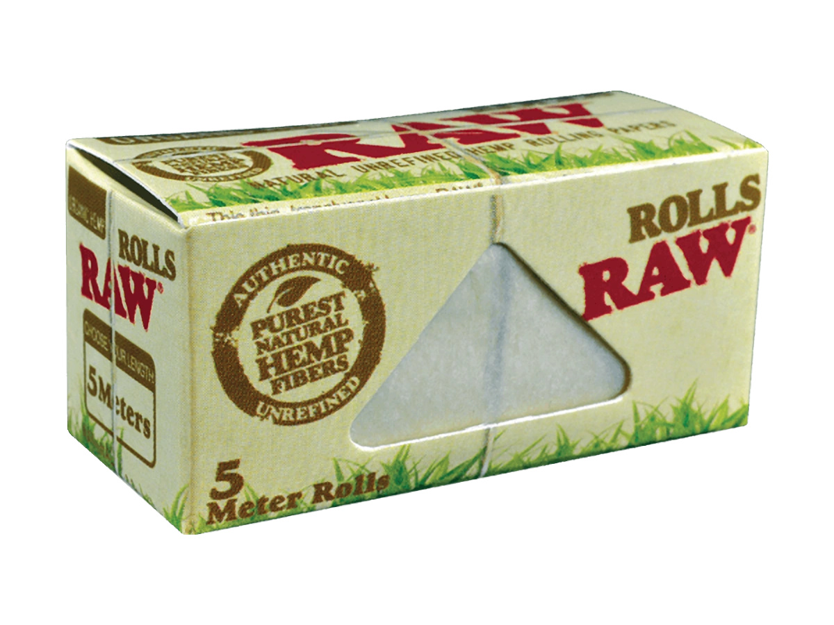 RAW Organic Hemp Slim rolls Rolovací papírky, 5 m