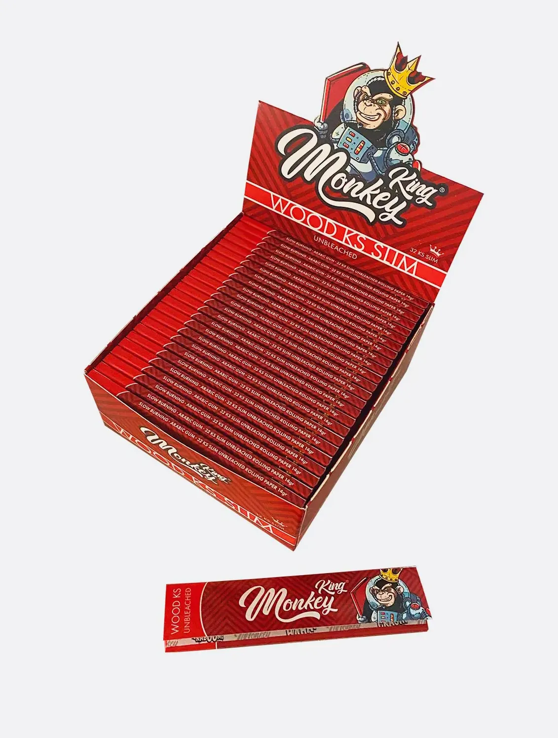 Monkey King KSS papieriky na balenie, nebielené, 1 brožúrka