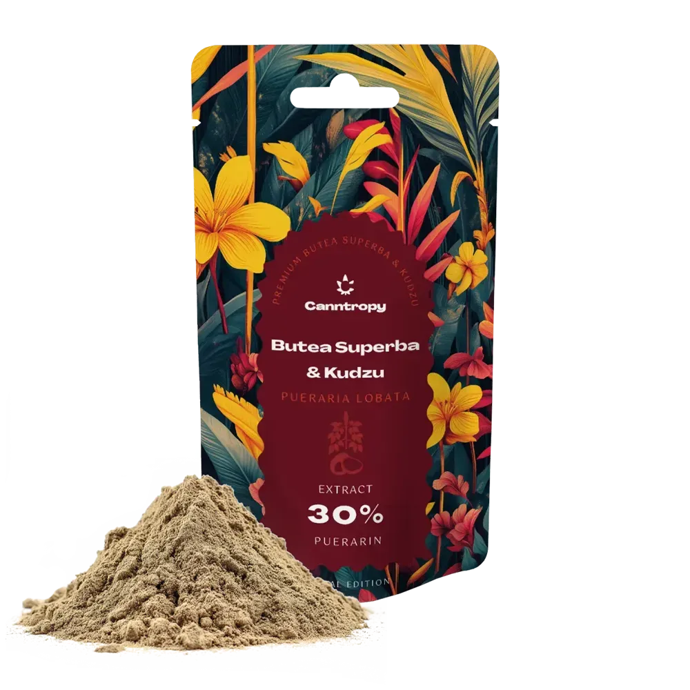 Canntropy Extrakt Butea Superba a Kudzu (Pueraria lobata), 30 % puerarín, 5 g – 100 g 100 gramov